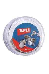 C/16 CAJAS 50 CHINCHETAS NIQUELADAS APLI