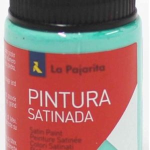 C/6 bote pintura satinada la pajarita verde manigua base latex