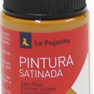C/6 bote pintura satinada la pajarita rojo teja base latex