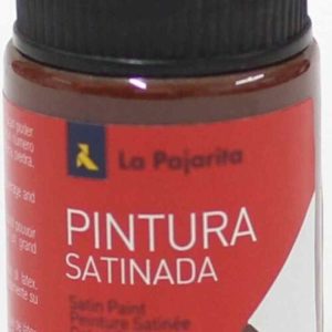 C/6 bote pintura satinada la pajarita castaño base latex