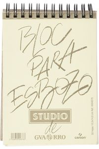 Bloc espiral de esbozo studio 10