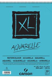 bloc acuarela Canson XL A3 30 hojas 300 gramos