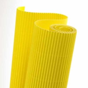 ROLLO CARTON ONDULADO 50X70CM 300G AMARILLO LIMON CANSON