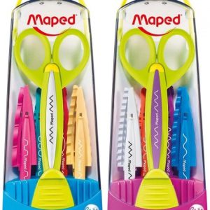 ESTUCHE TIJERA CORTE CREATIVO CON 5 JUEGOS DE CUCHILLAS