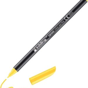 c/10 rotulador edding 1200 amarillo 05 punta de fibra