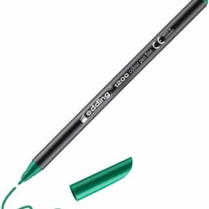 C/10 rotulador edding 1200 metalico verde 74 punta redonda 1-3mm