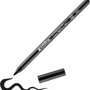 C/10 ROTULADOR EDDING 4200 NEGRO 002 PUNTA DE PINCEL