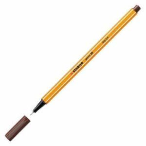 C/10 STABILO POINT 88 MARRON Nº45 PUNTA DE FIBRA 0
