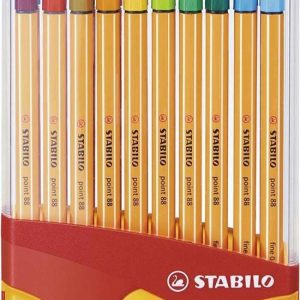 ESTUCHE 20 COLORES COLORPARADE STABILO POINT 88 PUNTA FIBRA
