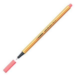 C/10 STABILO POINT 88 ROJO NEON Nº040 PUNTA DE FIBRA 0