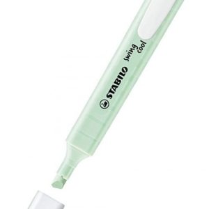 C/10 marcadores fluorescentes swing cool pastel menta 275/116