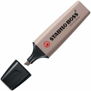 C/10 marcador fluorescente gris palido stabilo boss nature Colors 70/193