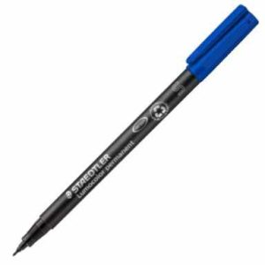 C/10 ROTULADOR LUMOCOLOR 313 AZUL PUNTA S PERMANENTE
