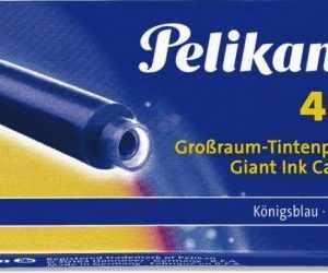 C/5 CARTUCHO TINTA PELIKAN LARGO AZUL 4001
