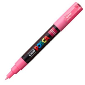MARCADOR UNI-POSCA PC1M COLOR ROSA PUNTA 0