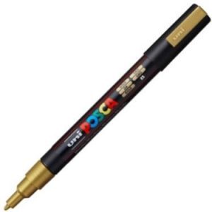 MARCADOR UNI-POSCA PC3M COLOR ORO PUNTA 0