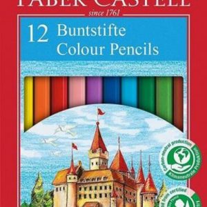 ESTUCHE 12 LAPICES HEXAGONALES DE COLORES FABER-CASTELL