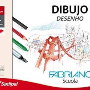 MINIPACK 10 LAMINAS DIBUJO FABRIANO A4 130G