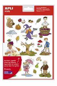 BLISTER 3 HOJAS GOMETS OTOÑO AUTOADHESIVOS
