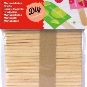 BOLSA 50 PALOS POLO NATURAL 114X10MM