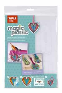 Bolsa 4 hojas a4 plastico magico transparente
