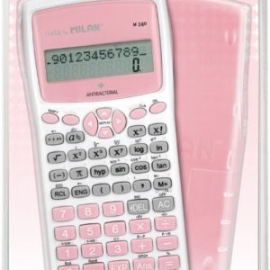 Calculadora cientifica m240 serie edition + color blanco y rosa 240 funciones