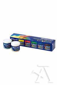Estuche 5 botes pintura dedos 40ml colores surtidos pelikan