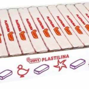 C/15 tacos plastilina mediana blanco jovi