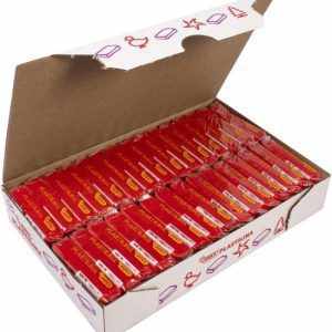 C/30 TACOS PLASTILINA JOVI 70 PEQUEÑA 50G. ROJO
