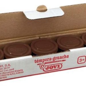 C/5 botes tempera marron 35ml jovi