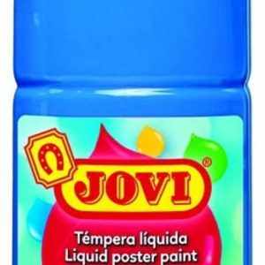 Bote tempera liquida jovi azul cyan 500 ml