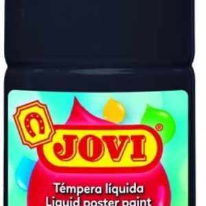 Bote tempera liquida jovi negro 500 ml