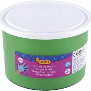 Bote pintura de dedos 500ml verde