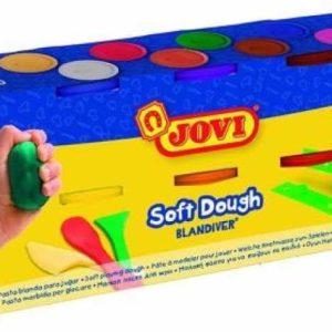 Pack 10 botes blandiver soft dough 110g colores surtidos