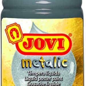 Bote tempera liquida jovi 250ml metalic plata