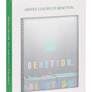 SET DE REGALO PEQUEÑO BENETTON SILVER 28x35x6cm