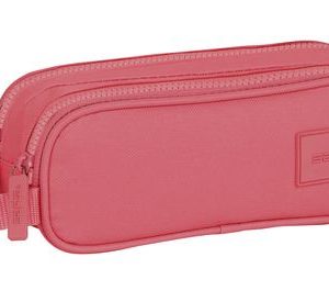 PORTATODO DOBLE SAFTA BASIC ROSA 21x8x6cm