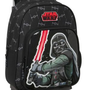 MOCHILA 524+CARRO 705 STAR WARS THE FIGHTER 27x33x1cm