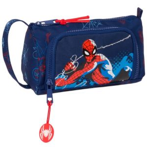 PORTATODO CON BOLSILLO DESPLEGABLE LLENO SPIDER-MAN NEON 20x11x8