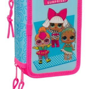 PLUMIER TRIPLE 36 PIEZAS LOL SURPRISE! DIVAS 12