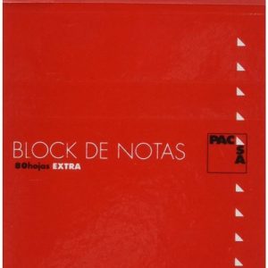 Paq/10 bloc notas con tapa 8º 80h 60gr liso