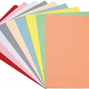 Paq/50 subcarpetas fº 180g crema