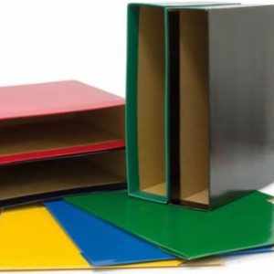 CAJA ARCHIVADOR DE PALANCA A4 ARCHIGRAF ROJO