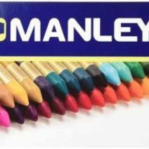 ESTUCHE 50 CERAS MANLEY BLANDAS COLORES SURTIDOS