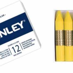 C/12 CERAS MANLEY UNICOLOR Nº4 AMARILLO CLARO