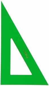 CARTABON SERIE TECNICA 32CM METACRILATO VERDE SIN GRADUAR