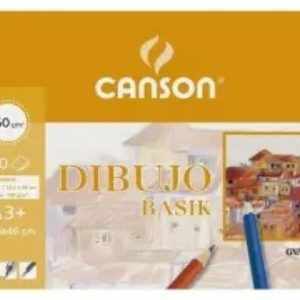 Block dibujo espiral basik premium liso a3+ 20h 150 g.