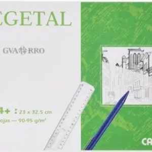 Bloc basik papel vegetal a4+ 50hojas 90g. encolado