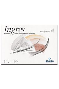 Bloc dibujo papel ingres a3+ 20h 108g. encolado