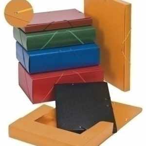 CARPETA PROYECTOS CARTON FORRADO L.3 CM MARRON